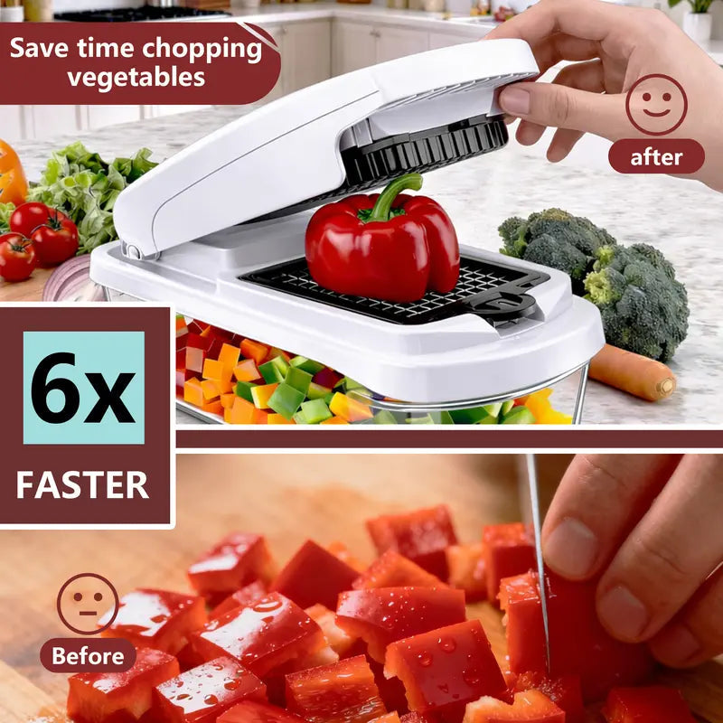 Snofrid Multifunction Vegetable Chopper, Kitchen Slicer, Dicer & Grater