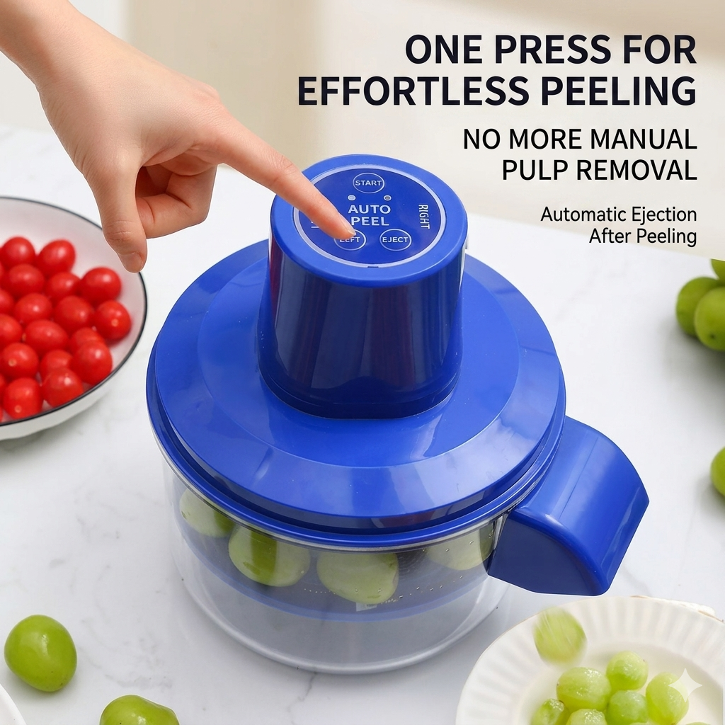 Automatic Electric Peeler, Fast Peeling Tool for Fruits & Vegetables
