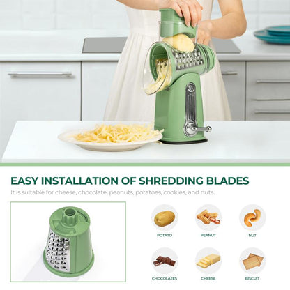 SUSTEAS Multi-Purpose Hand Grater, Kitchen Tool for Cheese, Veggies & Fruits