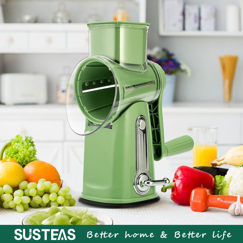 SUSTEAS Multi-Purpose Hand Grater, Kitchen Tool for Cheese, Veggies & Fruits